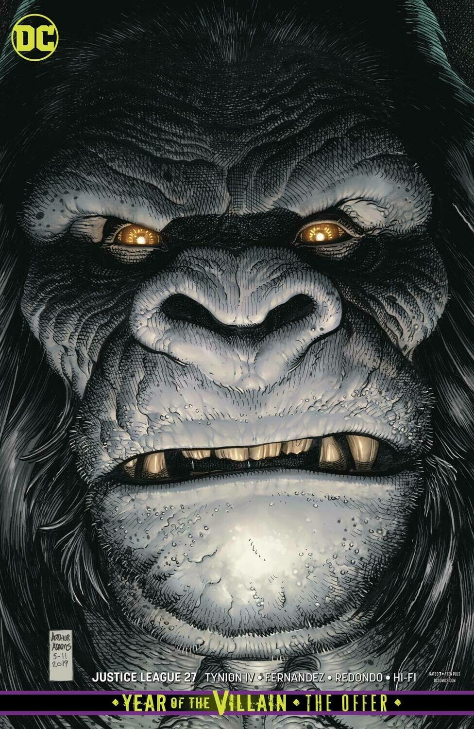 JUSTICE LEAGUE #27 CARD STOCK YOTV VAR ED THE OFFER
DC COMICS
(03rd July 2019)