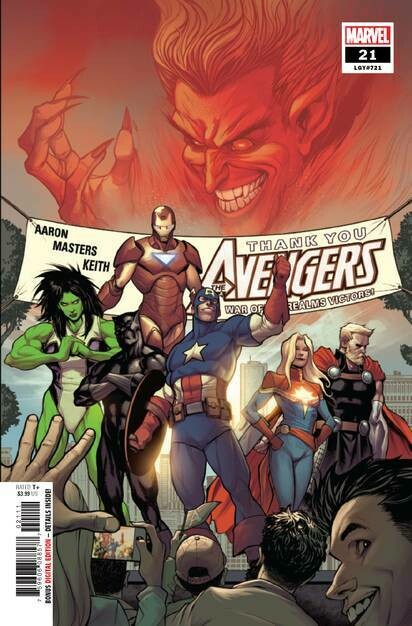 AVENGERS #21
MARVEL COMICS
(10th July 2019)