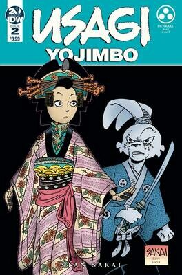 USAGI YOJIMBO #2 CVR A SAKAI
IDW COMICS
(17th July 2019)