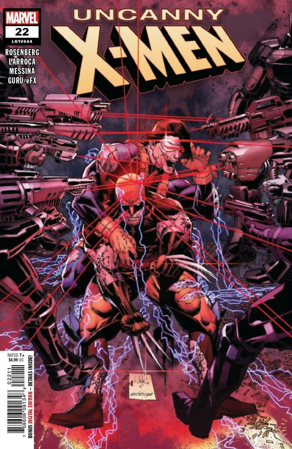 UNCANNY X-MEN #22
MARVEL COMICS
(17th July 2019)