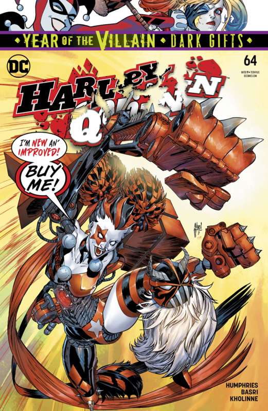 HARLEY QUINN #64 YOTV DARK GIFTS
DC COMICS
(07th August 2019)