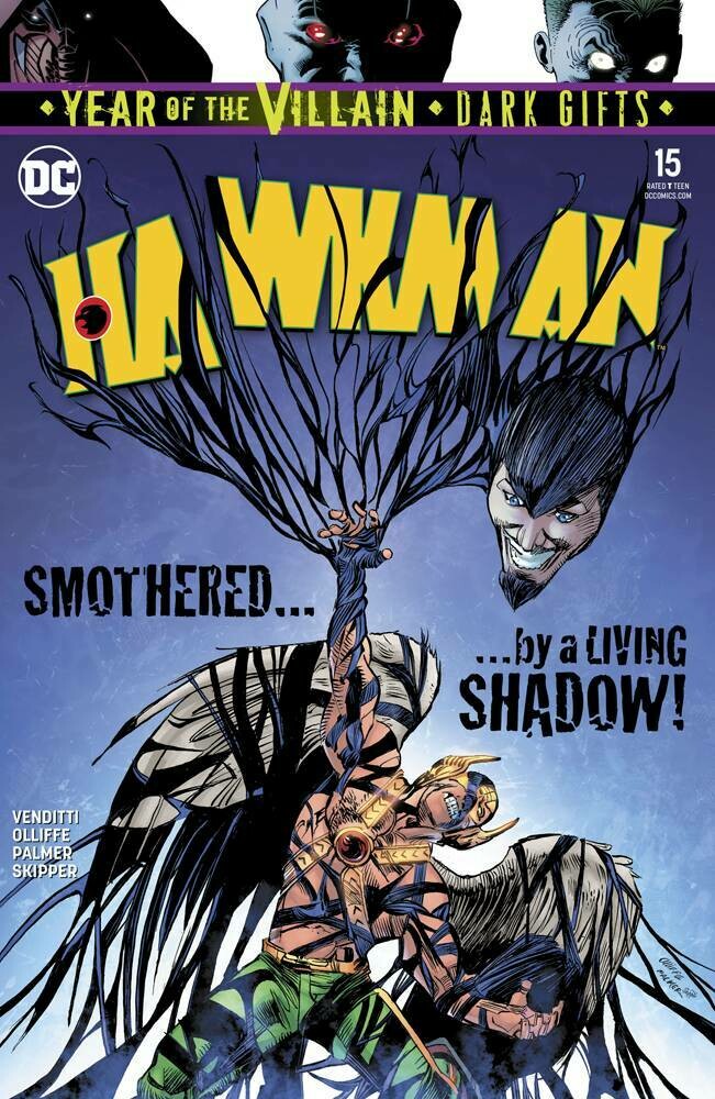 HAWKMAN #15 YOTV DARK GIFTS
DC COMICS
(14th August 2019)