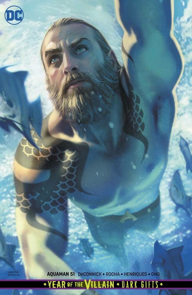 AQUAMAN #51 CARD STOCK VAR ED YOTV DARK GIFTS
DC COMICS
(21st August 2019)