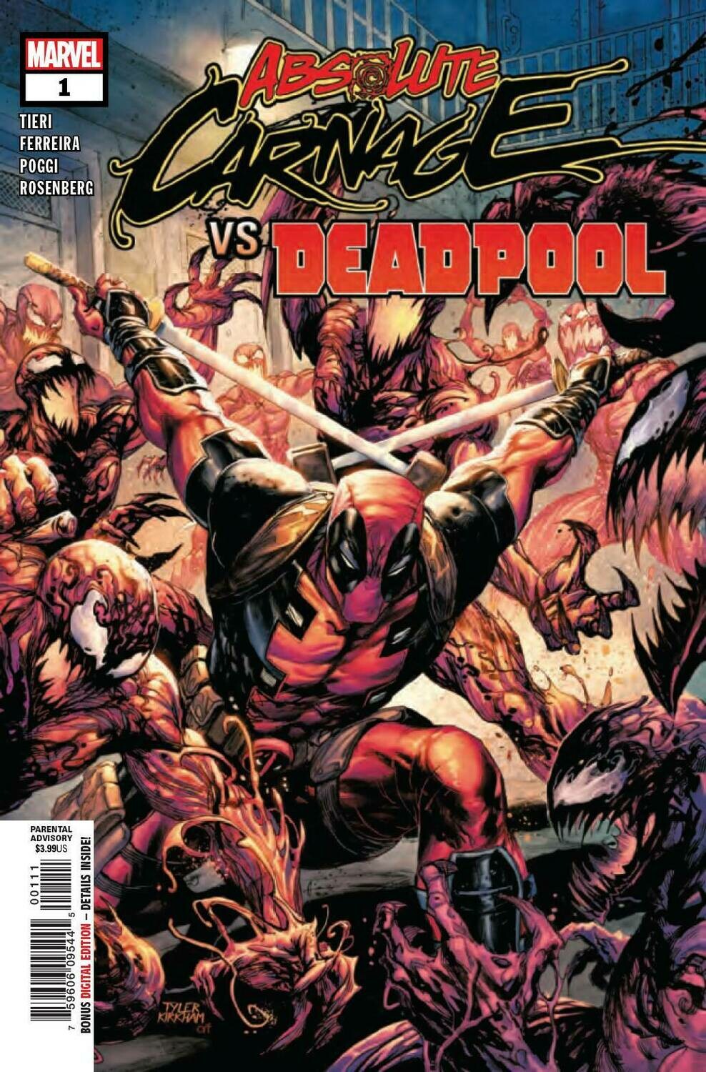 ABSOLUTE CARNAGE VS DEADPOOL #1 (OF 3)
MARVEL COMICS
(21st August 2019)