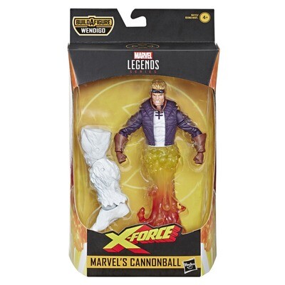 Marvel Legends 6" X-Force Wave 1 - Cannonball (WENDIGO BAF)