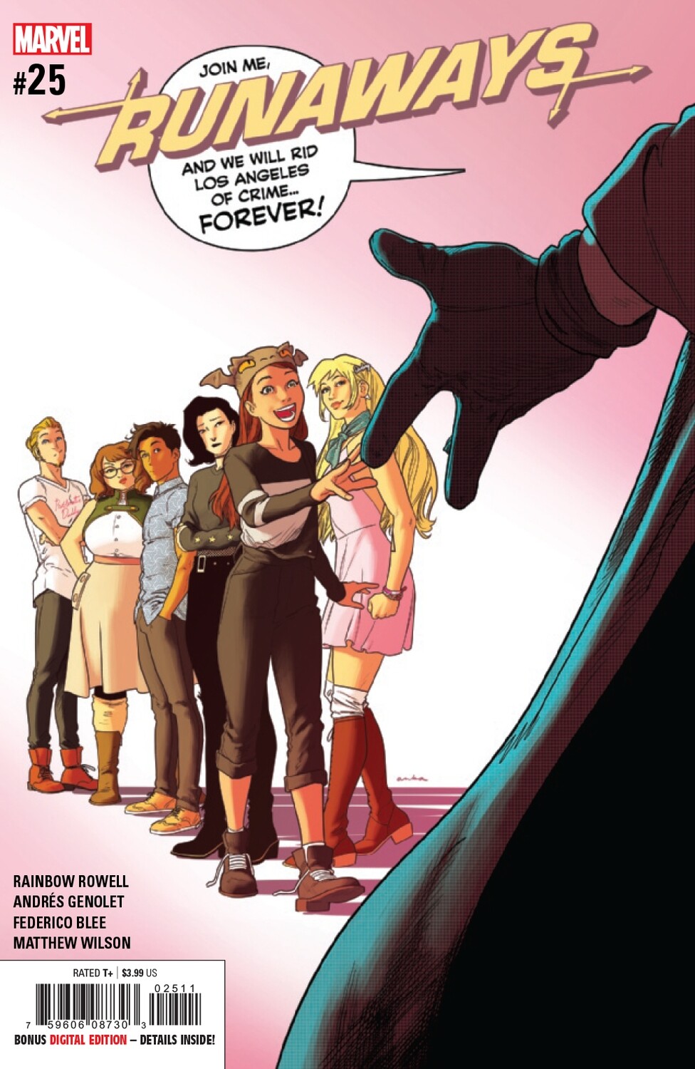 RUNAWAYS #25
MARVEL COMICS
(02nd October 2019)