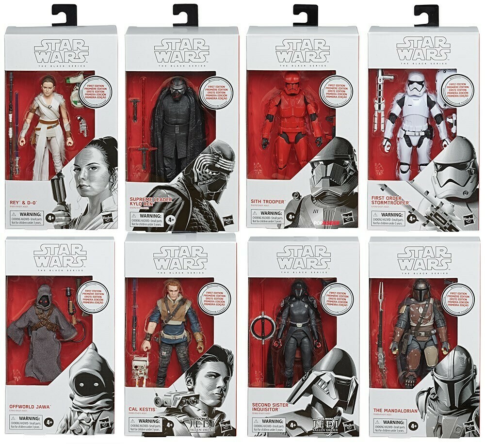 Star Wars The Black Series Wave 22 First Edition Set of 8 (White)