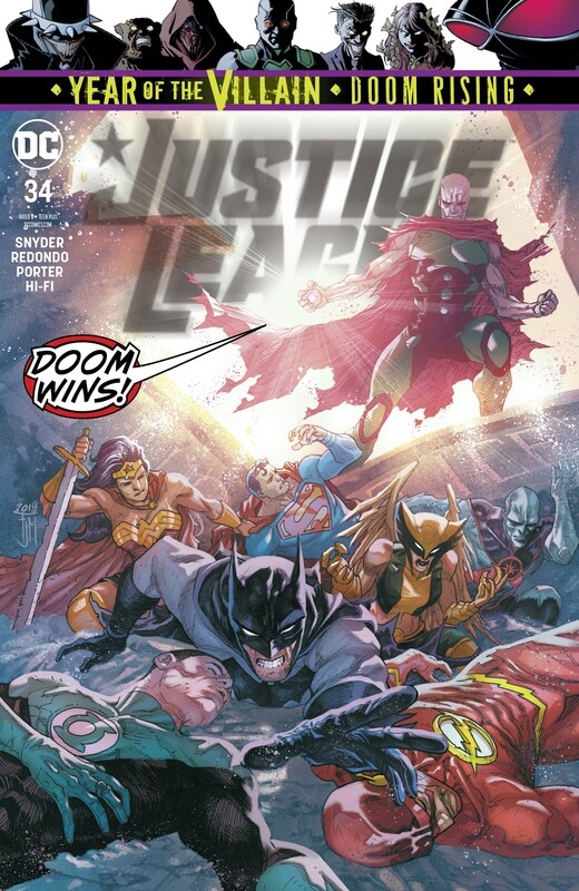 JUSTICE LEAGUE #34 YOTV
DC COMICS
(16th October 2019)