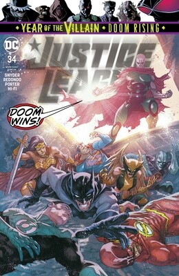 JUSTICE LEAGUE #34 YOTV DC COMICS (16th October 2019)