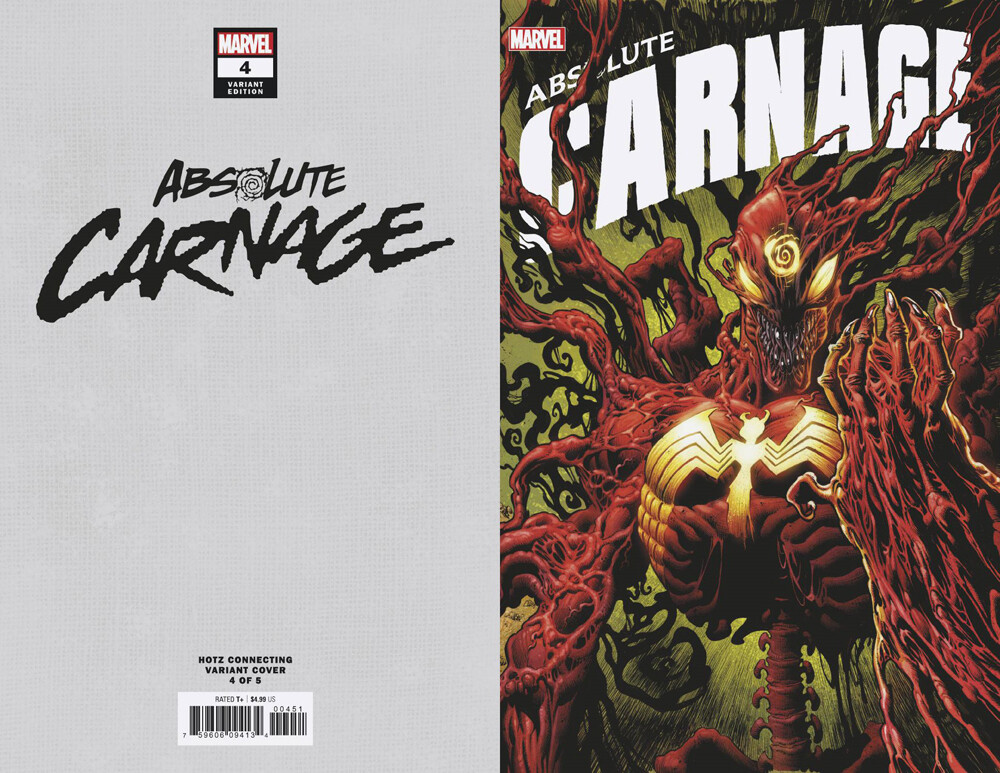 ABSOLUTE CARNAGE #4 (OF 5) HOTZ CONNECTING VAR AC
MARVEL COMICS
(16th October 2019)