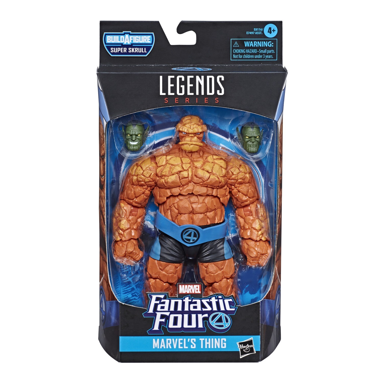 Marvel Legends Fantastic 4 Wave 1 (SUPER SKRULL BAF) The Thing