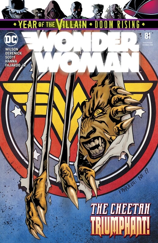 WONDER WOMAN #81 YOTV
DC COMICS
(23rd October 2019)