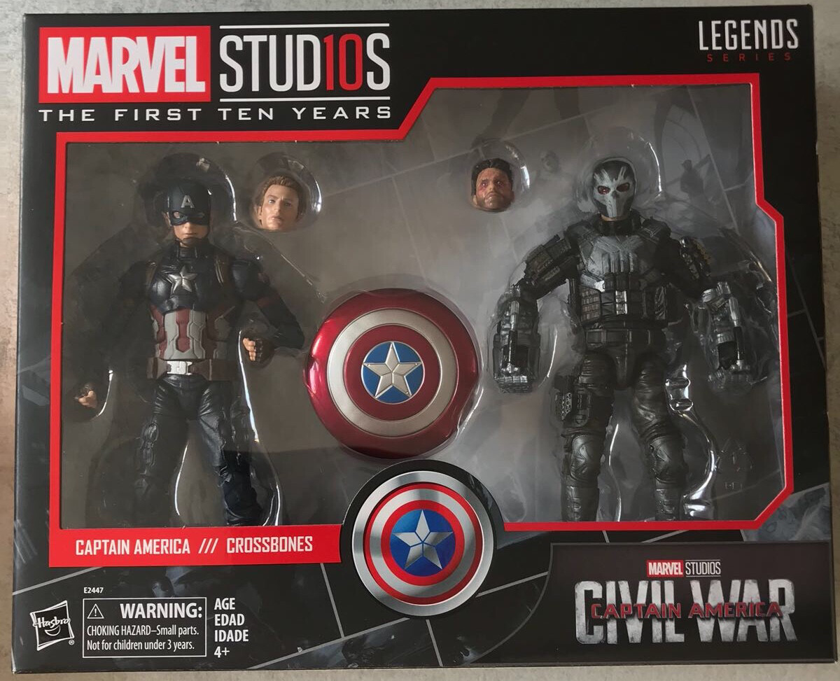 Marvel legends crossbones best sale and captain america