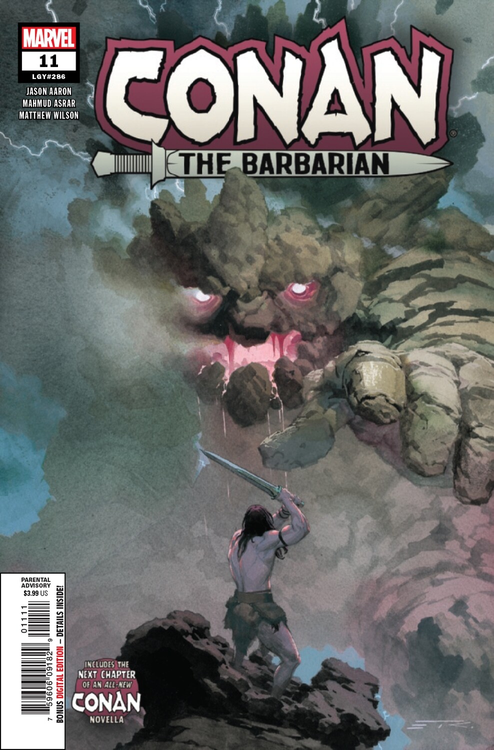 CONAN THE BARBARIAN #11
MARVEL COMICS
(20th November 2019)