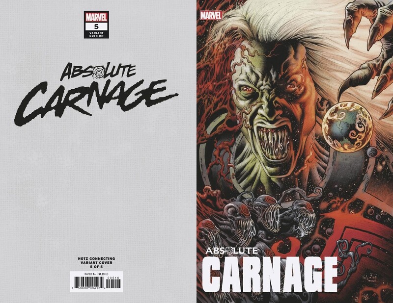 ABSOLUTE CARNAGE #5 (OF 5) HOTZ CONNECTING VAR AC
MARVEL COMICS
(20th November 2019)