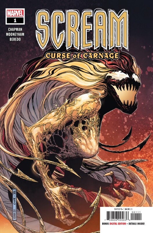 SCREAM CURSE OF CARNAGE #1
MARVEL COMICS
(27th November 2019)