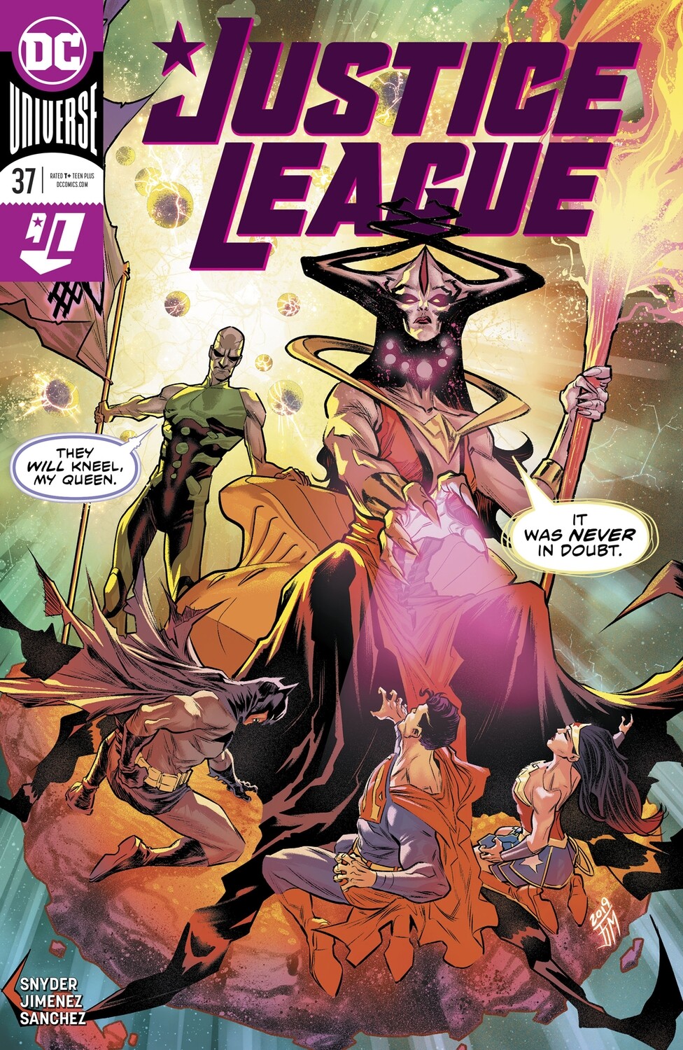 JUSTICE LEAGUE #37
DC COMICS
(04th December 2019)
