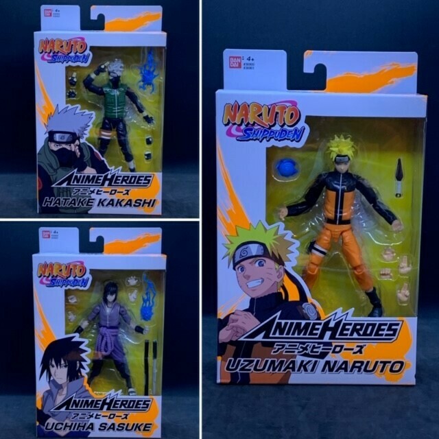 Bandai Naruto Anime Heroes Wave 1 - SET of 3