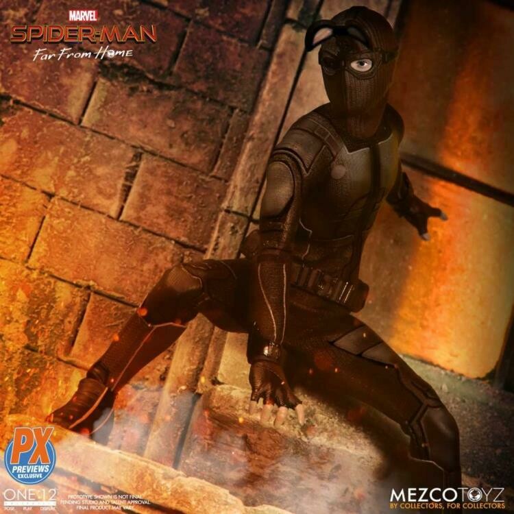 mezco spider man far from home