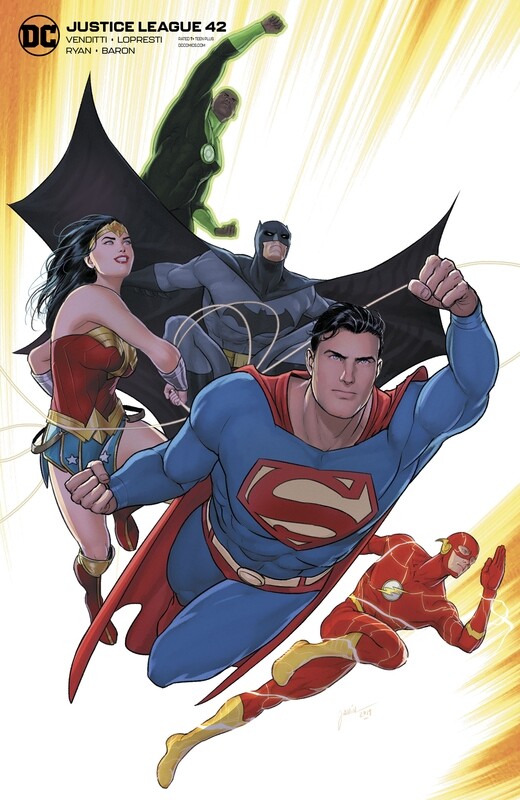 JUSTICE LEAGUE #42 CARD STOCK MIKEL JANIN VAR ED
DC COMICS
(04th March 2020)