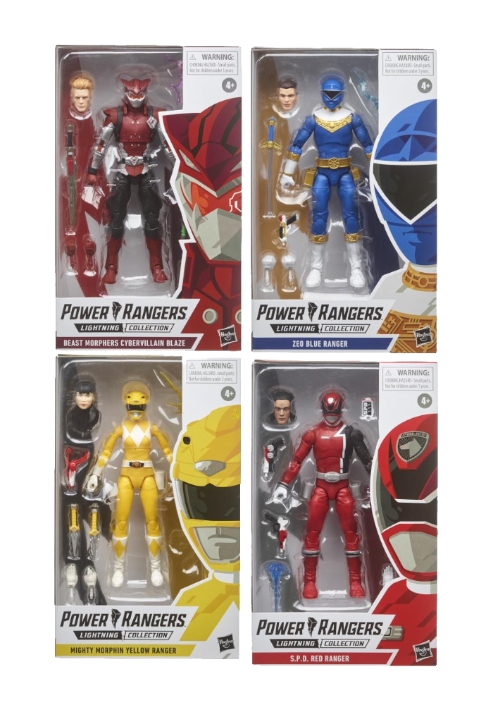 Power Rangers Lightning Collection Wave 4 - Set of 4