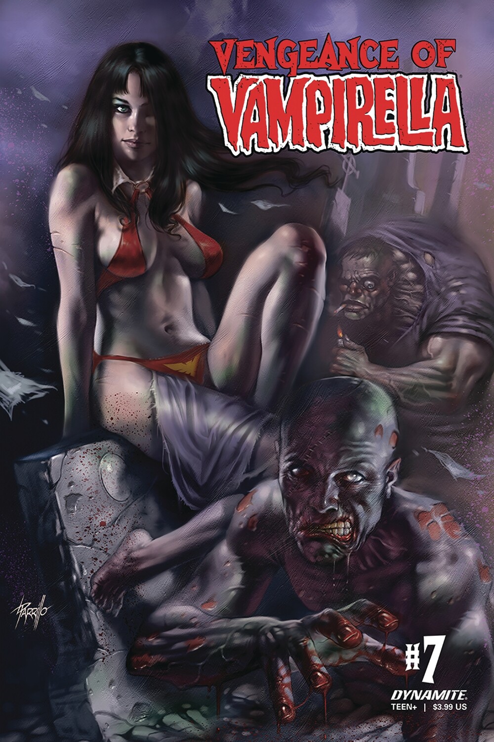 VENGEANCE OF VAMPIRELLA #7 CVR A PARILLO
DYNAMITE COMICS
(27th May 2020)