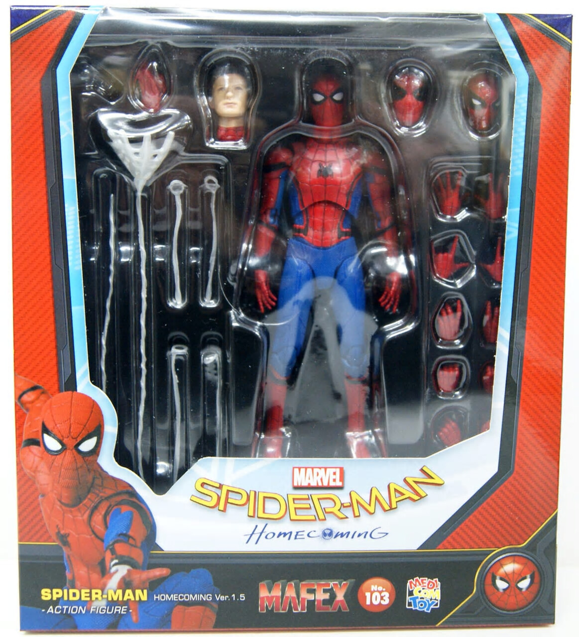6" Spider-Man Homecoming Action Figure Mafex Medicom Toy Gift Collection 