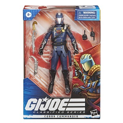 HASBRO GI JOE  CLASSIFIED SERIES 2 COBRA COMMANDER FIGURE