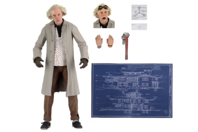 NECA 7" Scale Back To The Future - Ultimate Doc Brown