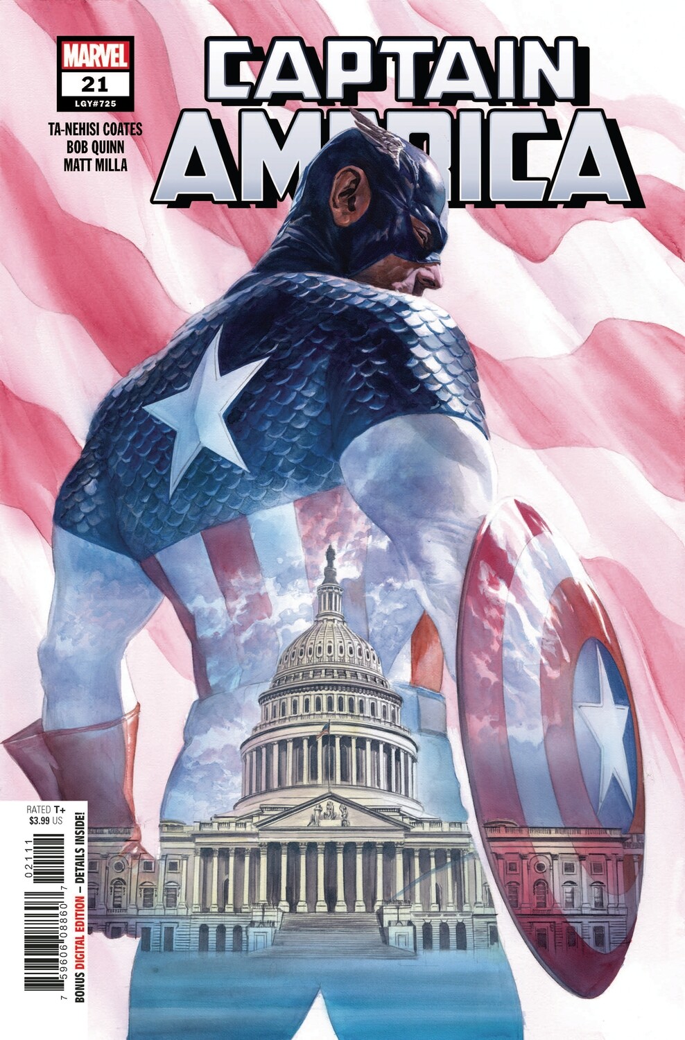 CAPTAIN AMERICA #21 MARVEL COMICS (5th August 2020)