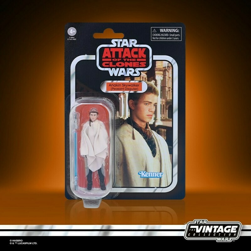 Star Wars The Vintage Collection 3.75" Anakin Skywalker (Peasant Disguise) (Attack of the Clones)