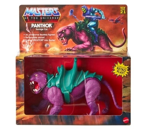 **DAMAGED PACKAGING** Masters of the Universe Origins CREATURE Wave 2:  PANTHOR Action Figure