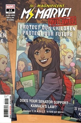 MAGNIFICENT MS MARVEL #14 OUT
MARVEL COMICS
(9th September 2019)