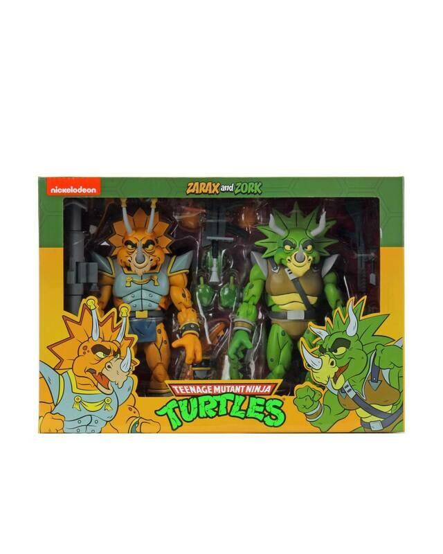 NECA Ultimate 7" Scale TMNT CARTOON Series 4 Captain Zarax and Zork 2 Pack