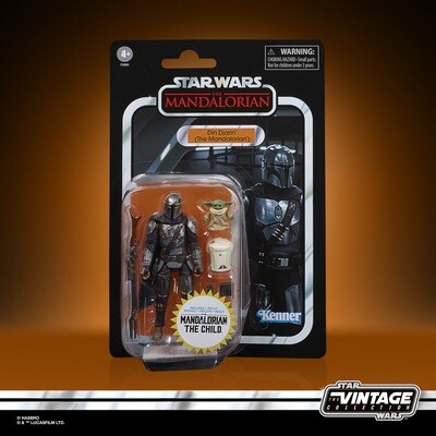 Star Wars The Vintage Collection 3.75" Din Djarin (The Mandalorian) and The Child