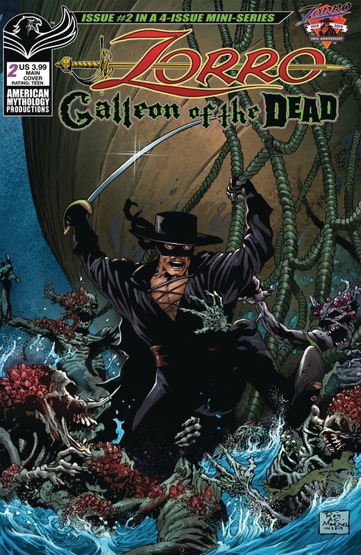 ZORRO GALLEON OF DEAD #2 CVR A MARTINEZ (RES)
AMERICAN MYTHOLOGY COMICS
(21st October 2020)