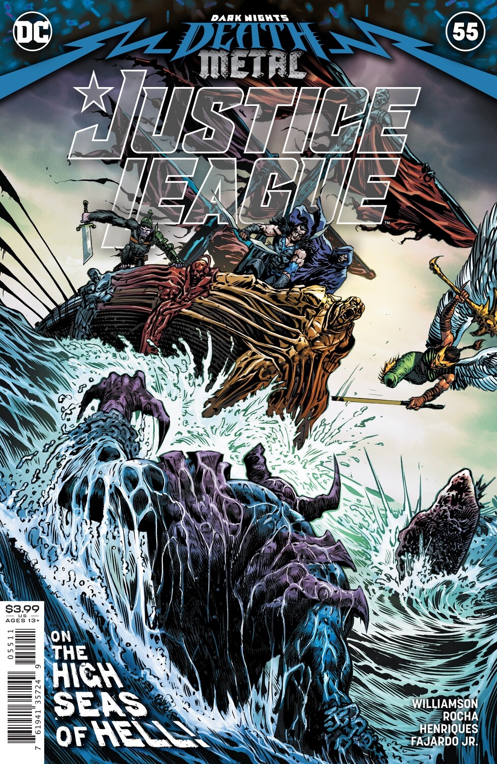 JUSTICE LEAGUE #55 DARK NIGHTS DEATH METAL
DC COMICS
(21st October 2020)