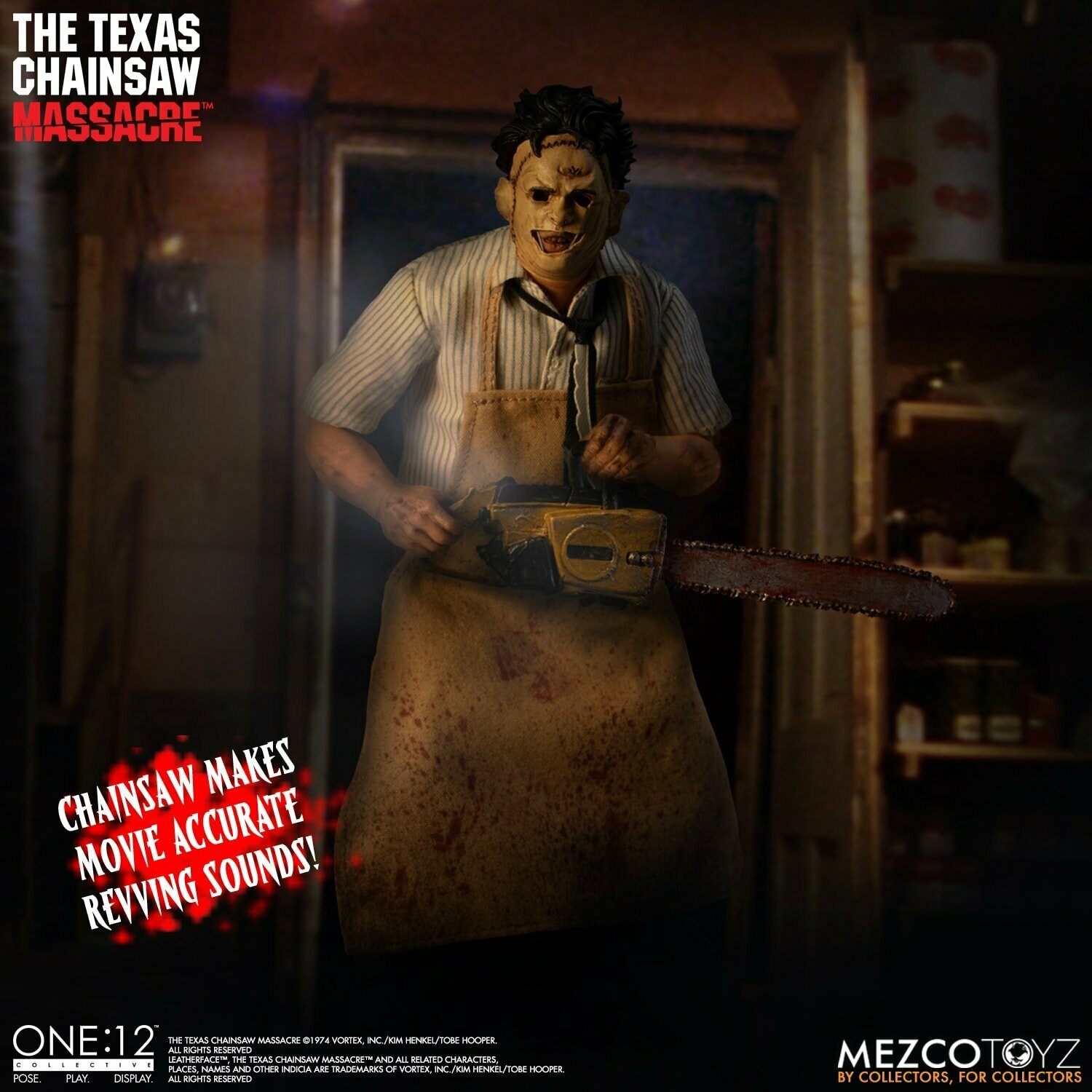 MEZCO ONE:12 COLLECTIVE The Texas Chainsaw Massacre (1974): Leatherface Deluxe Edition