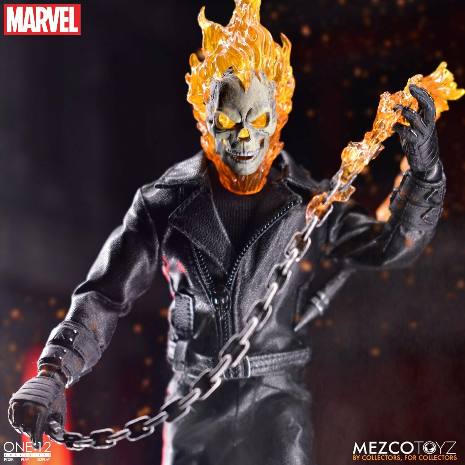 MEZCO ONE:12 COLLECTIVE GHOST RIDER & HELL CYCLE DELUXE SET