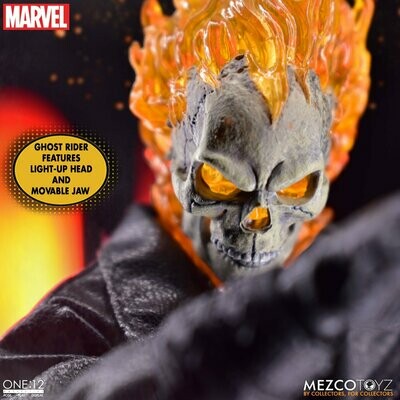 MEZCO ONE:12 COLLECTIVE GHOST RIDER & HELL CYCLE DELUXE SET MEZCO ONE:12 COLLECTIVE GHOST RIDER & HELL CYCLE DELUXE SET