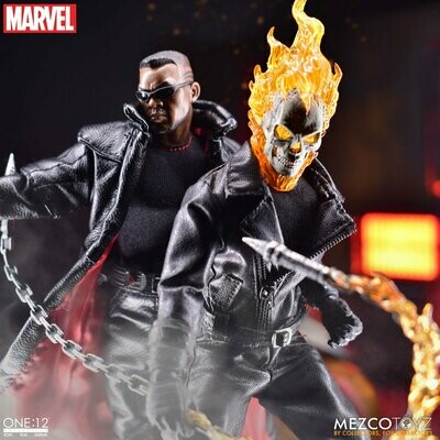MEZCO ONE:12 COLLECTIVE GHOST RIDER & HELL CYCLE DELUXE SET