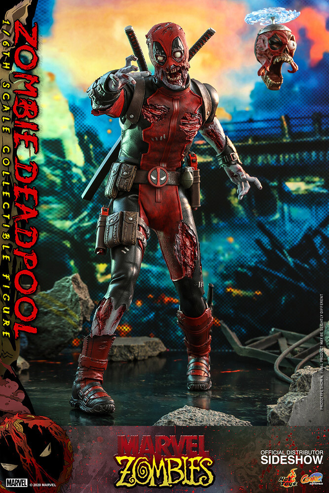 Hot Toys MARVEL ZOMBIES DEADPOOL 1/6 ACTION FIGURE