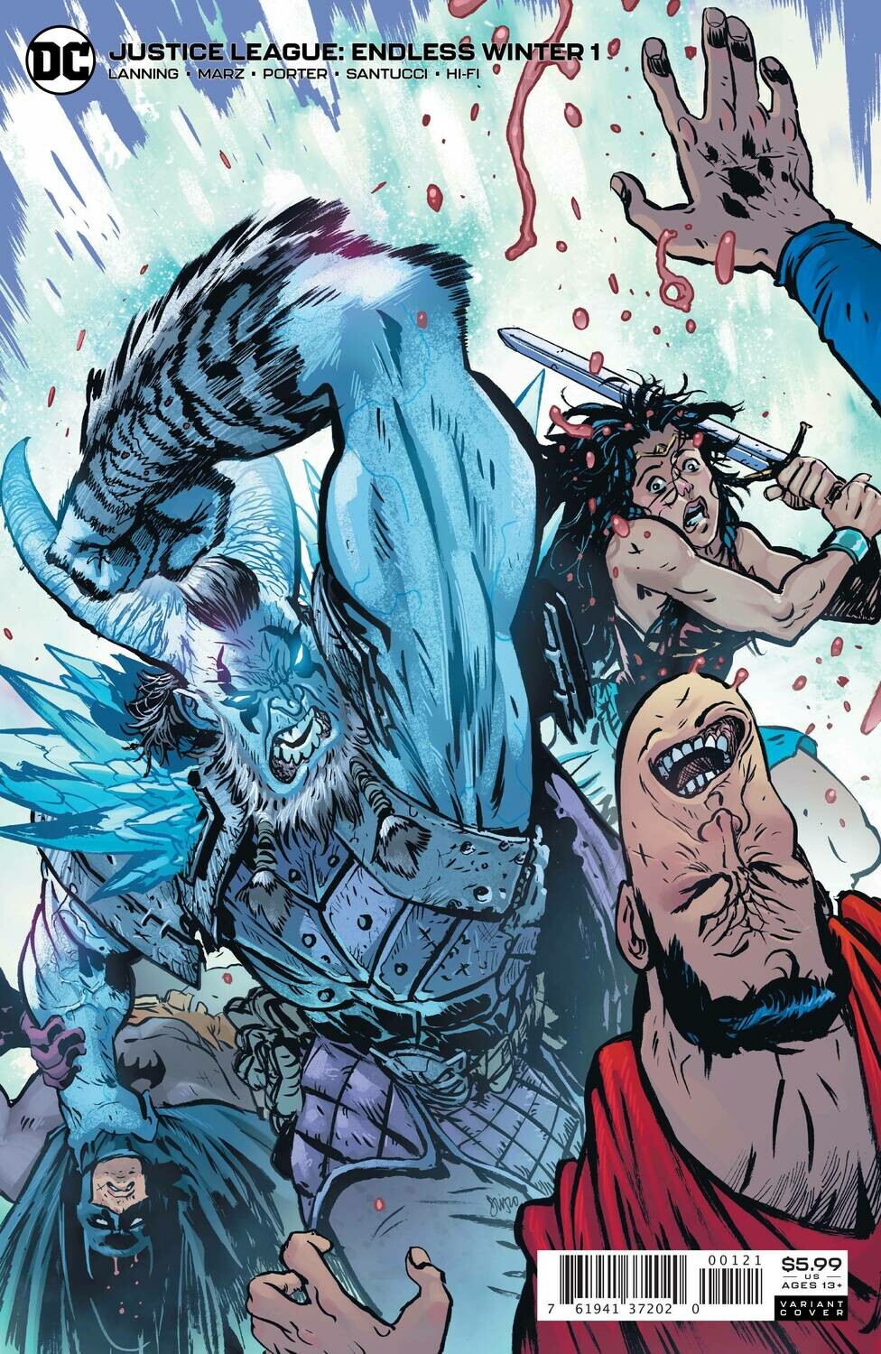 JUSTICE LEAGUE ENDLESS WINTER #1 CARD STOCK VAR ED
DC COMICS
(02nd December 2020)