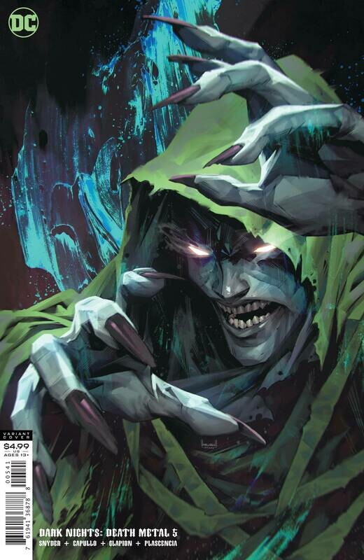 DARK NIGHTS DEATH METAL #5 (OF 7) CARD STOCK SPECTRE BY LUCI
DC COMICS
(18th November 2020)