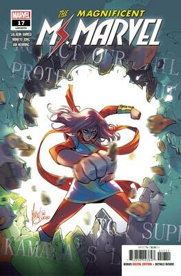 MAGNIFICENT MS MARVEL #17
MARVEL COMICS
(16th December 2020) MAGNIFICENT MS MARVEL #17
MARVEL COMICS
(16th December 2020)
