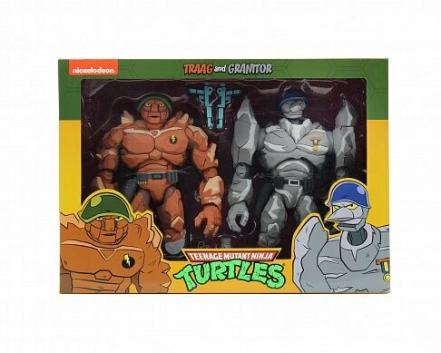 NECA Ultimate 7" Scale TMNT CARTOON Tragg and Grannitor 2-Pack