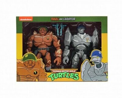 NECA Ultimate 7" Scale TMNT CARTOON Tragg and Grannitor 2-Pack