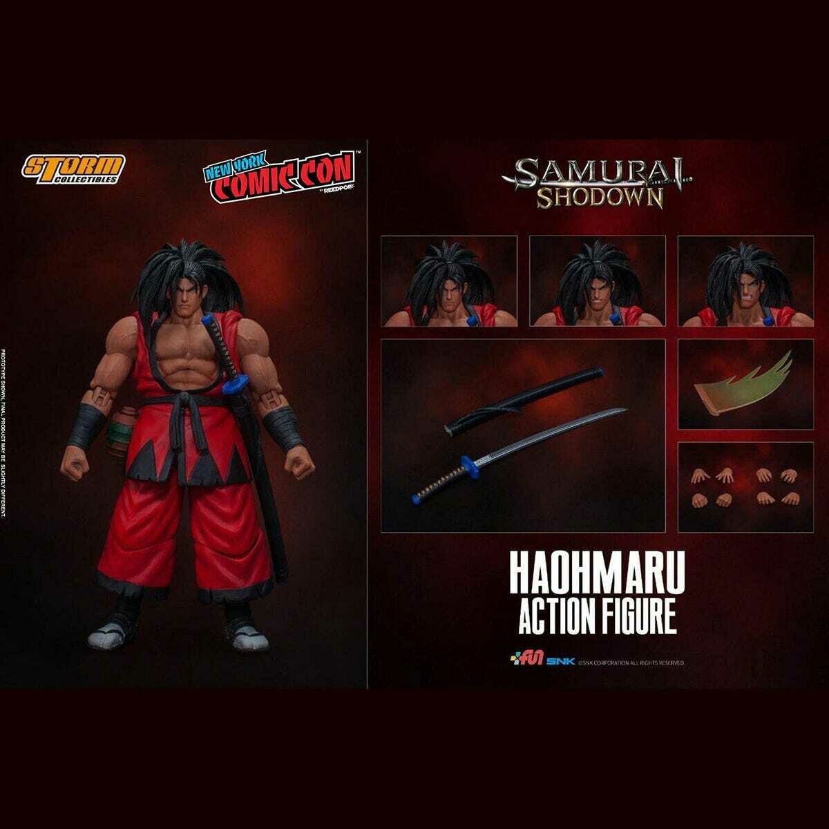 NYCC EXC STORM COLLECTIBLES HAOHMARU - SAMURAI SHODOWN
