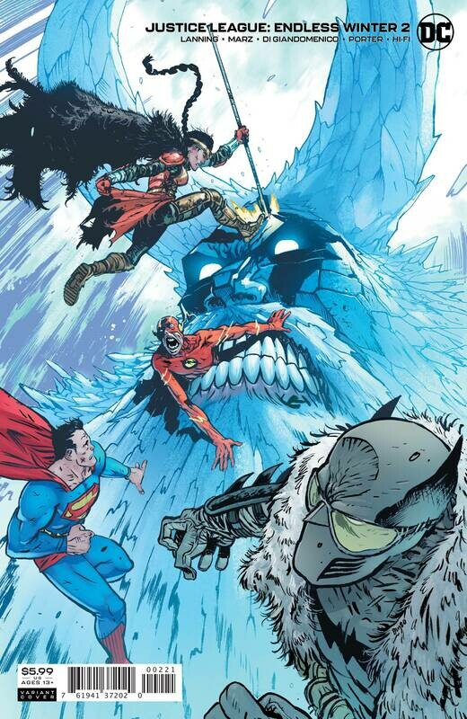 JUSTICE LEAGUE ENDLESS WINTER #2 CARD STOCK VAR ED
DC COMICS
(06th January 2021)