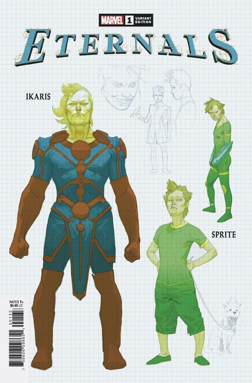 ETERNALS #1 RIBIC DESIGN VAR
MARVEL COMICS
(13th January 2021)